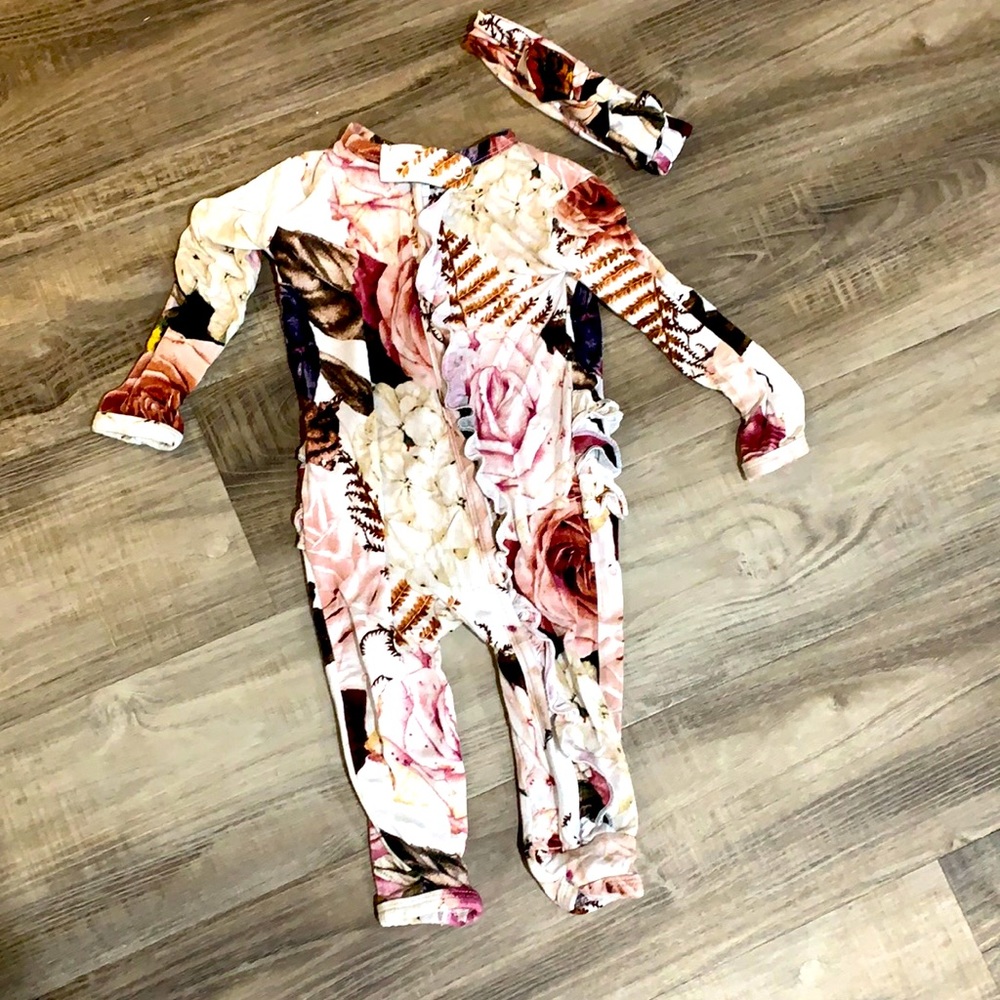 Posh Peanut Onesie with Bow